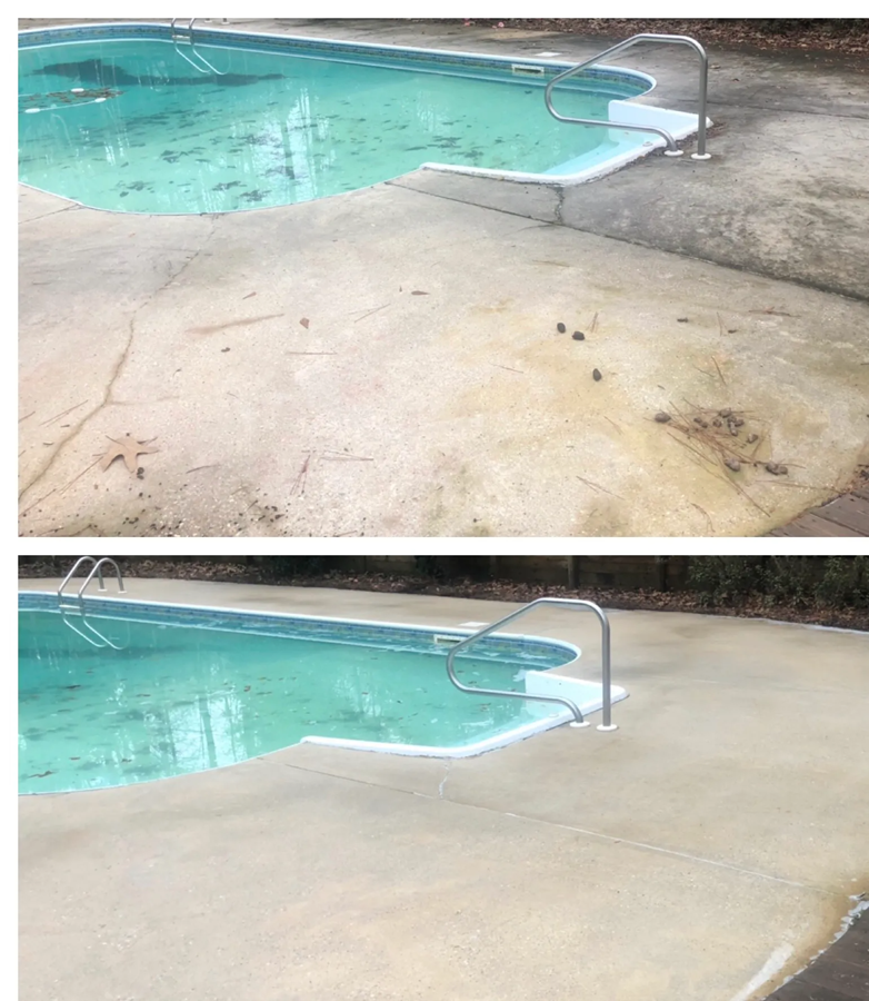 concrete cleaning